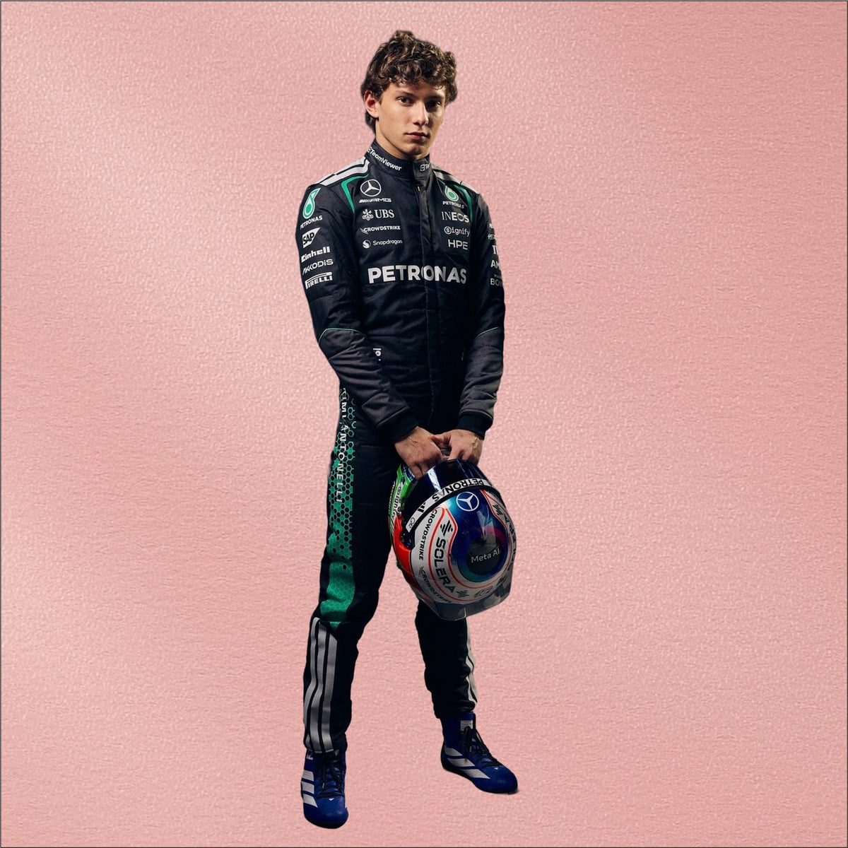 2026 Kimi Antonelli Mercedes F1 Racing Suit | Racewear Vorix Race Gears