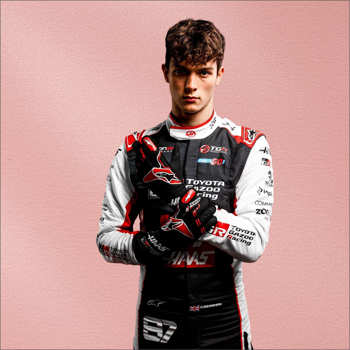 2026 Oliver Bearman Haas F1 Racing Suit | Racewear Vorix Race Gears