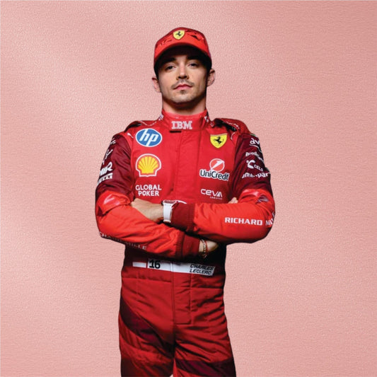 Charles Leclerc 2025 Ferrari Las Vegas GP Racing Suit