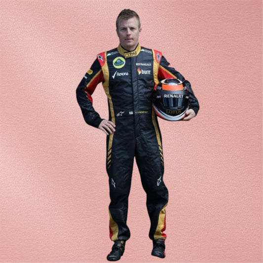 Kimi Räikkönen 2013 Lotus Renault F1 Replica Kart Suit