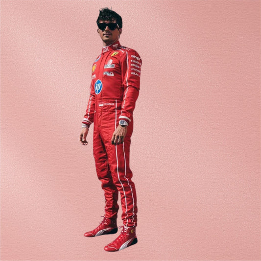 Charles Leclerc 2026 Ferrari Monza GP Replica Racing Suit