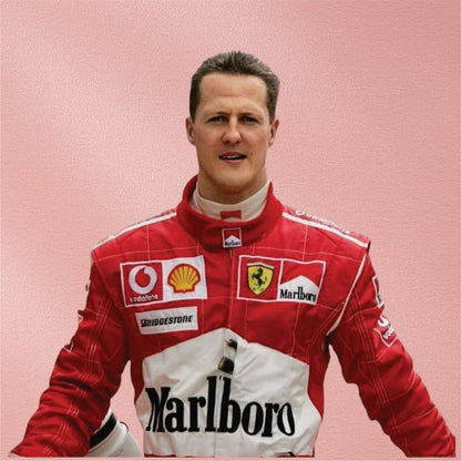 Michael Schumacher 2004 Ferrari Embroidered F1 Racing Suit