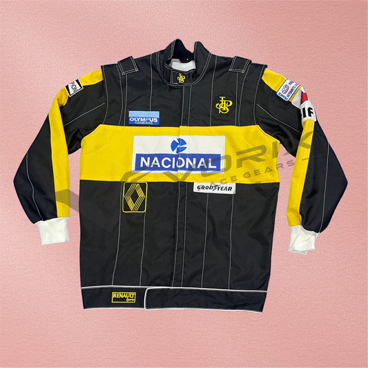 Ayrton Senna 1985 JPS F1 Replica Embroidered Jacket