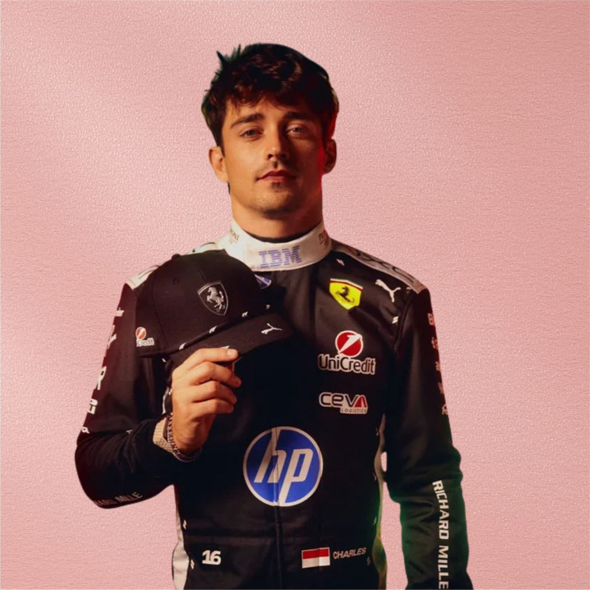 Charles Leclerc 2026 Ferrari Singapore GP Racing Suit – F1