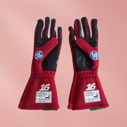 Charles Leclerc 2026 Monaco GP Ferrari F1 Racing Gloves Vorix Race Gears
