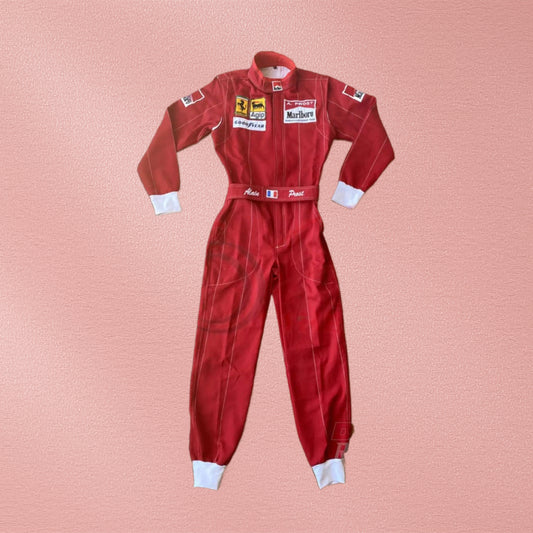 Alain Prost 1990 Ferrari F1 Embroidered Racing Suit
