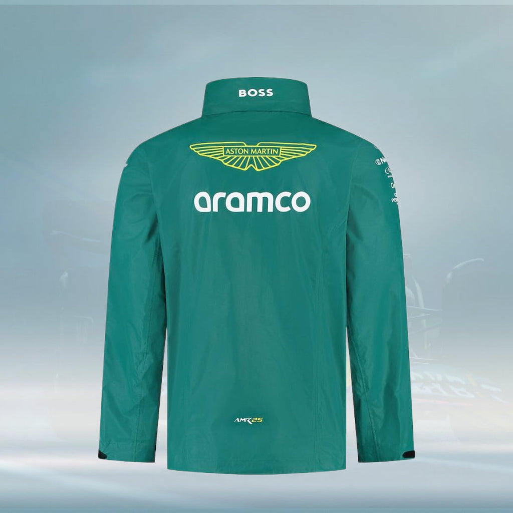Aston Martin Aramco Cognizant F1 2025 Team Rain Jacket
