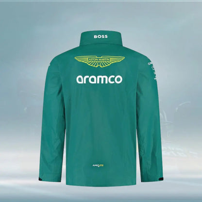 Aston Martin Aramco Cognizant F1 2025 Team Rain Jacket Vorix Race Gears