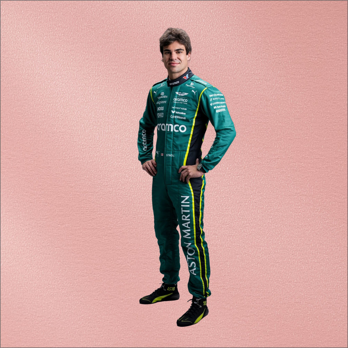 2026 Aston Martin Aramco Formula 1 Racing Suit – F1 Team Apparel
