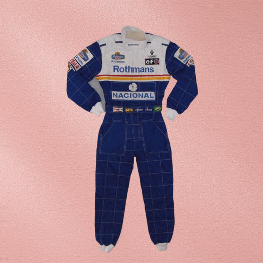 Ayrton Senna 1994 Williams F1 Rothmans Racing Suit – Classic Driver Suit