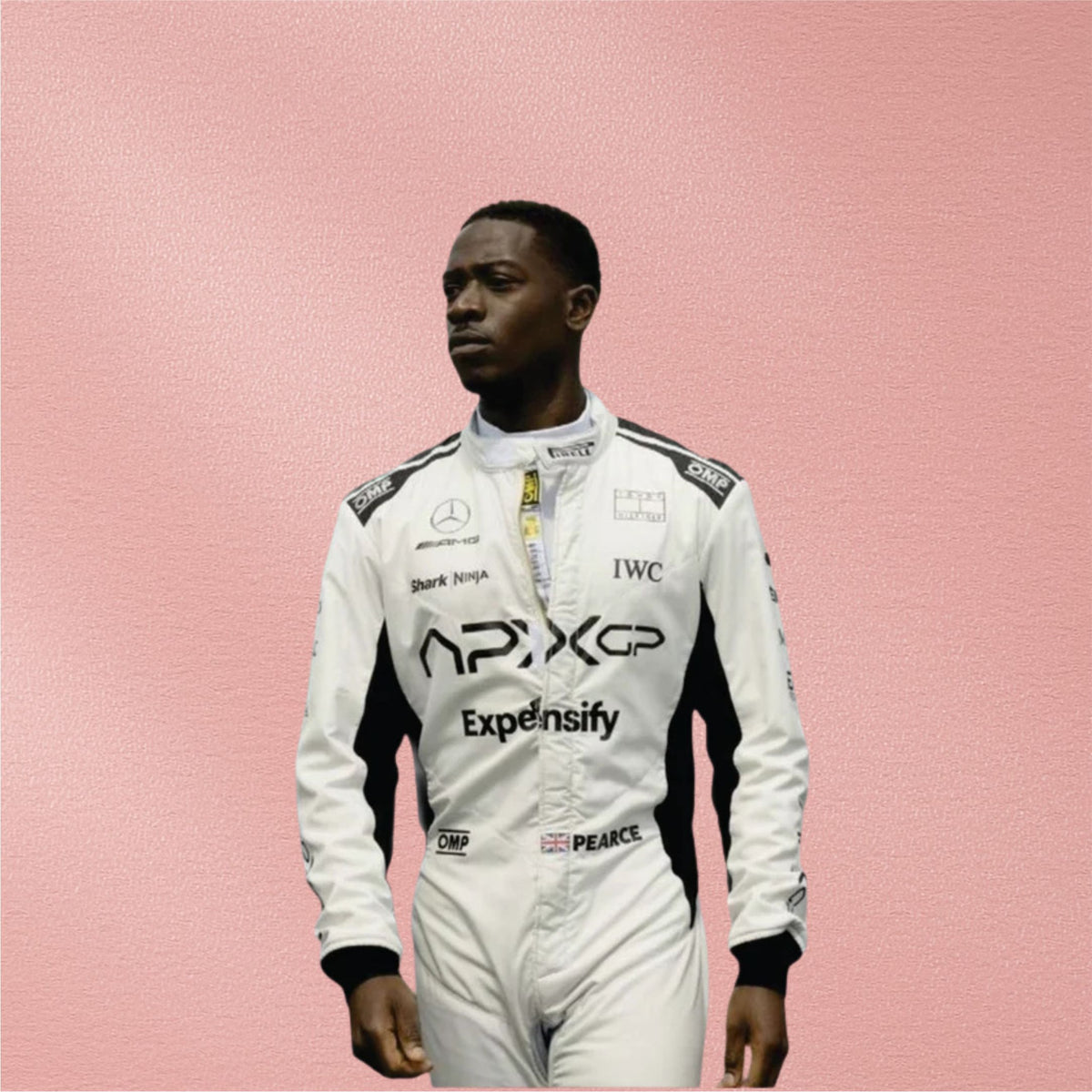 Damson Idris 2025 APXGP Joshua Pearce F1 Movie Racing Suit
