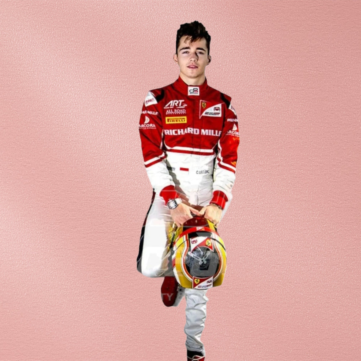 2016 Charles Leclerc Ferrari F1 Race Suit for Kids | Formula 1 Racing Wear Vorix Race Gears