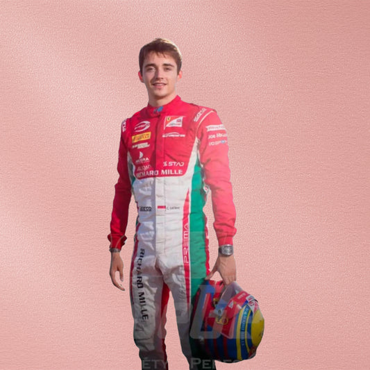 Charles Leclerc 2017 Formula 2 Race Suit – Prema Powerteam Driver Suit