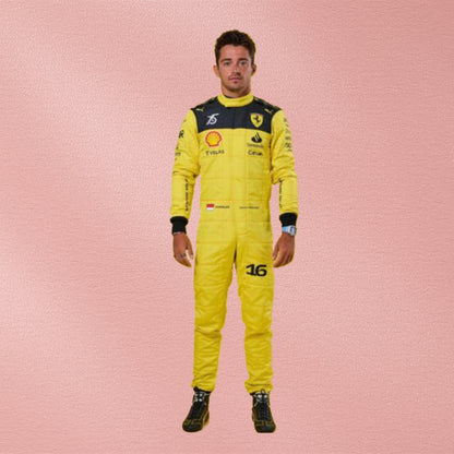 Charles Leclerc Ferrari 75th Anniversary Suit – Special Edition