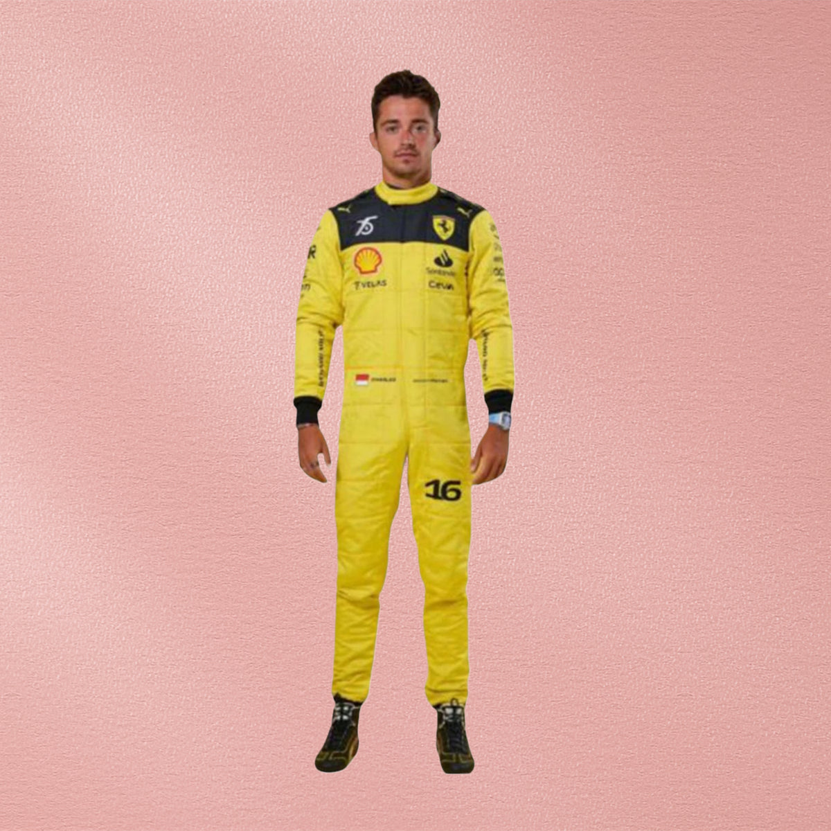 Charles Leclerc Ferrari 75th Anniversary Suit – Special Edition