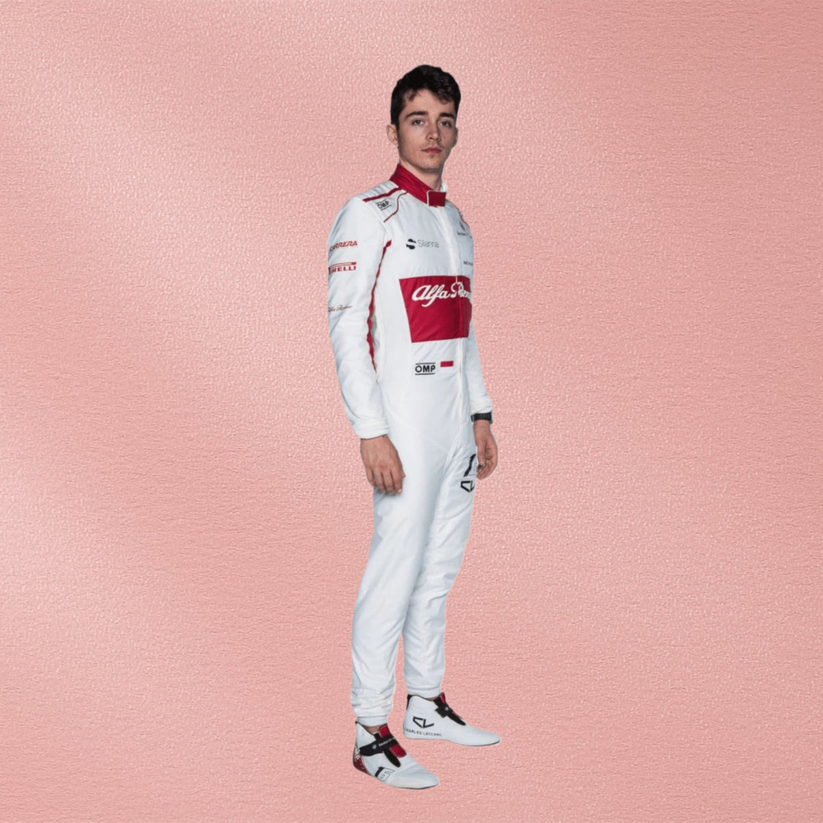 2018 Charles Leclerc Alfa Romeo Sauber F1 Racing Suit | Formula 1 Racewear Vorix Race Gears