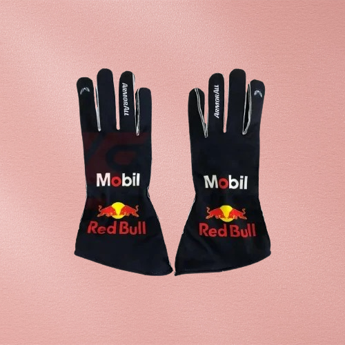 Max Verstappen Red Bull Racing 2025 F1 Gloves – Replica Driver Gear Vorix Race Gears