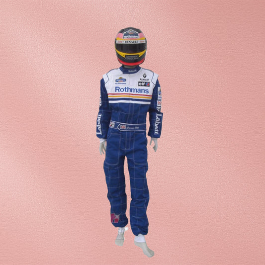 Damon Hill 1997 Williams F1 Embroidered Racing Suit