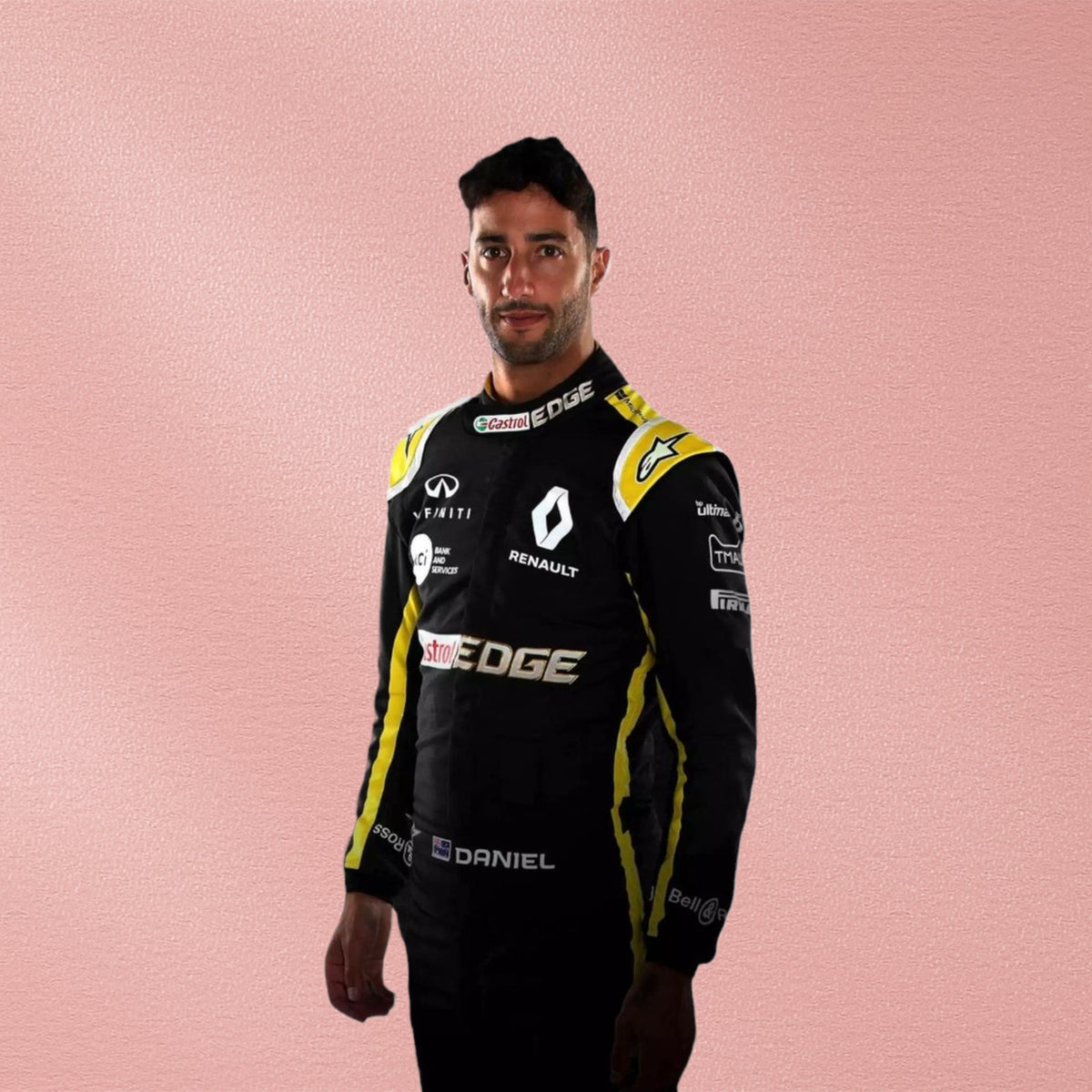 Daniel Ricciardo 2019 Renault F1 Race Suit – Official Driver Style