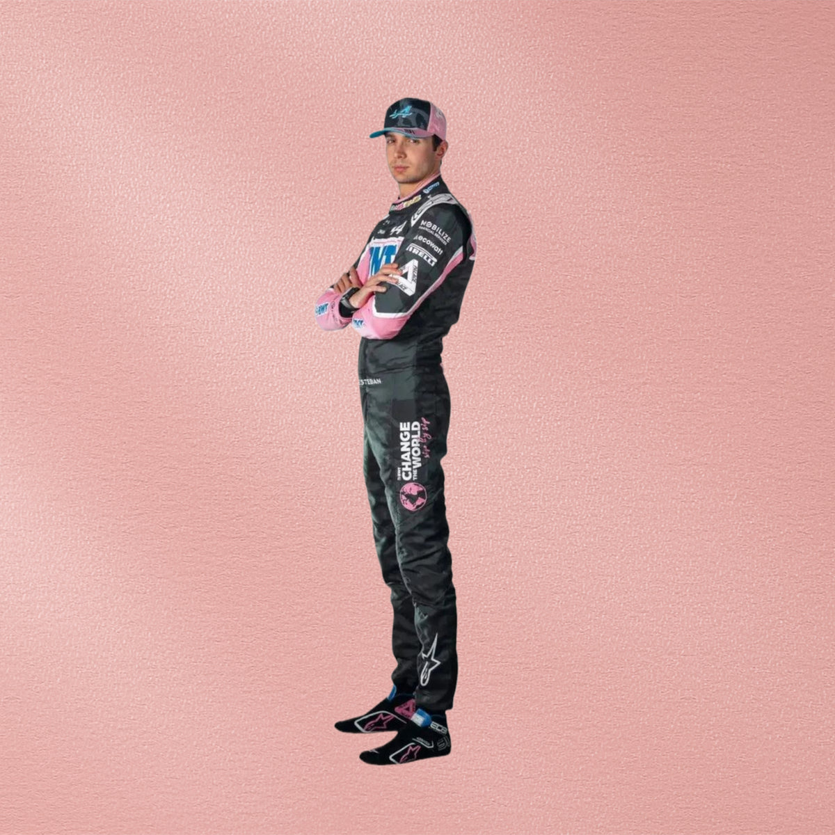Esteban Ocon 2023 Alpine F1 Race Suit – Las Vegas GP Special Edition