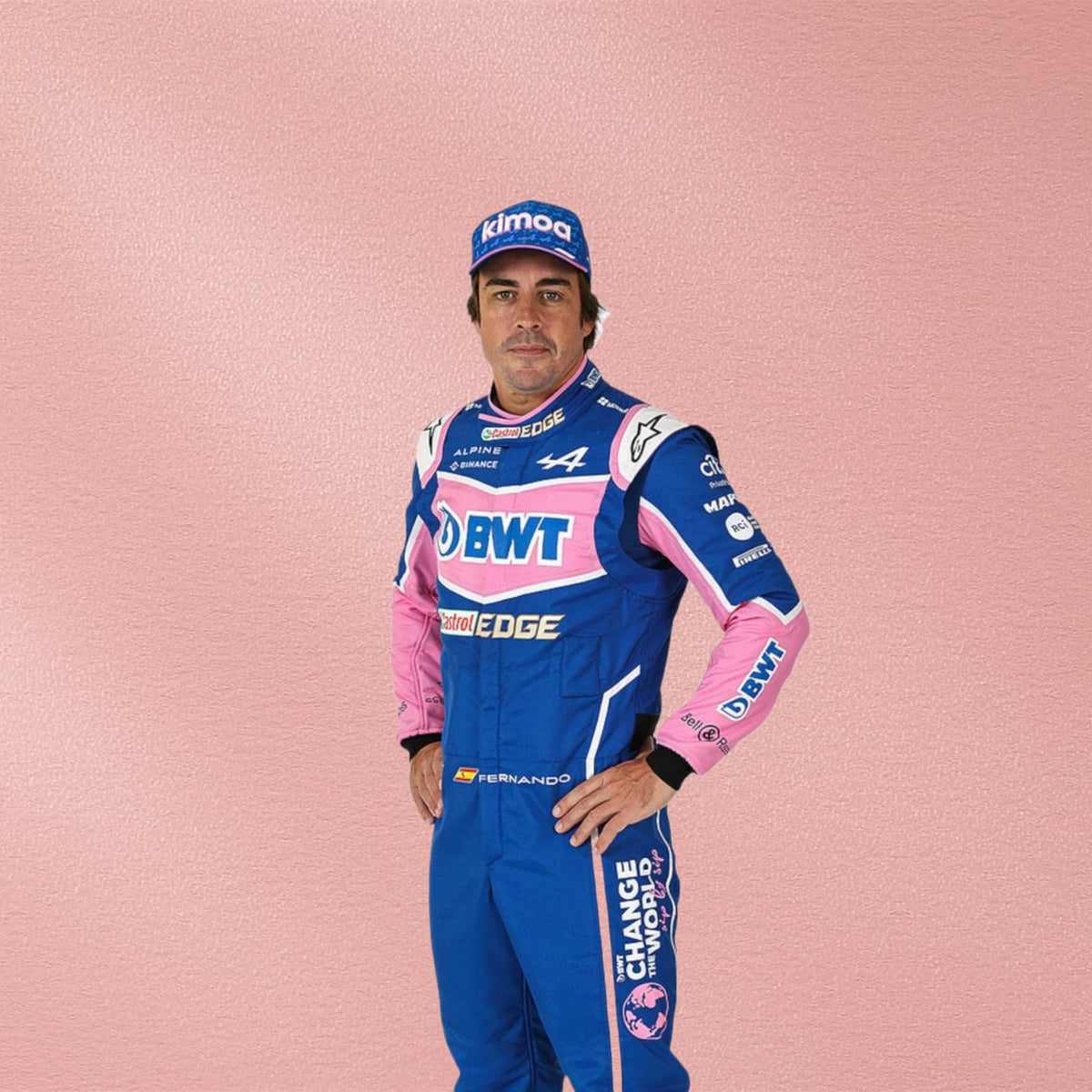 2022 Fernando Alonso Alpine F1 Racing Suit | Formula 1 Racewear Vorix Race Gears