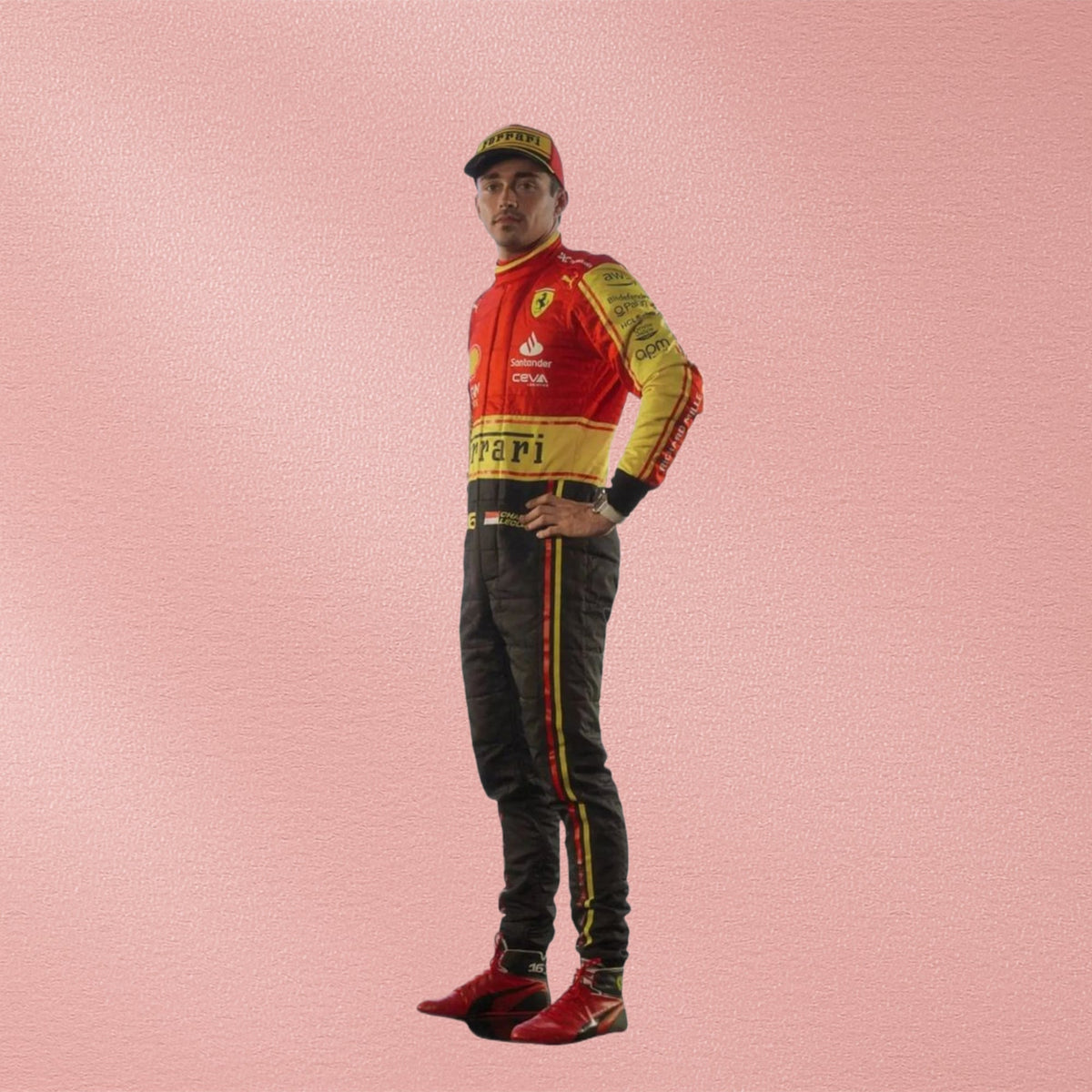 2023 Ferrari F1 Monza GP Special Edition Replica Race Suit Vorix Race Gears