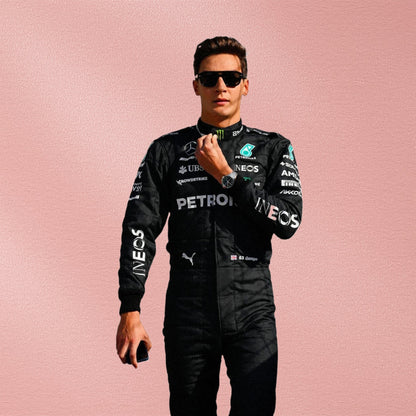 2023 George Russell Mercedes-AMG Petronas F1 Team Replica Race Suit Vorix Race Gears