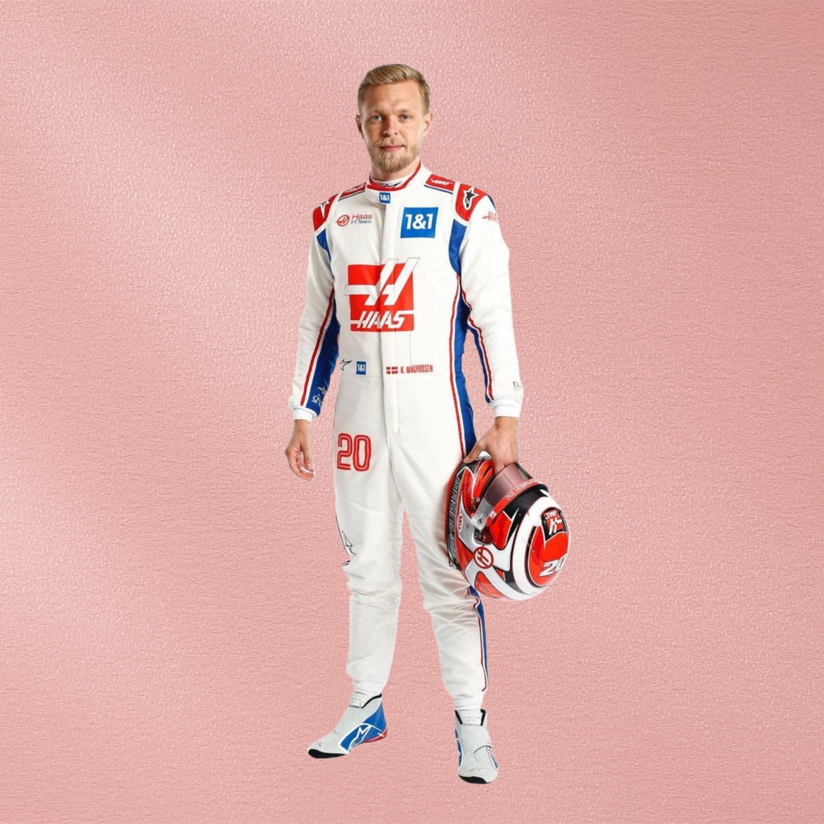 Kevin Magnussen 2022 Race Suit – British GP Haas F1 Driver Suit