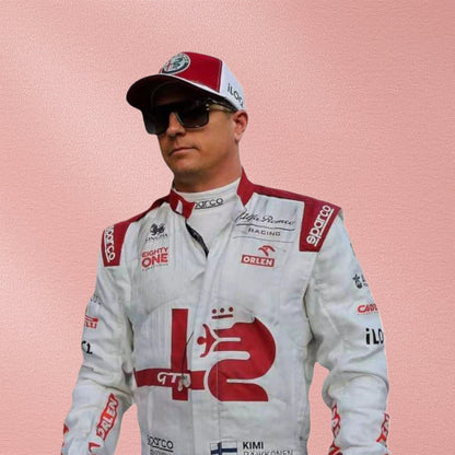 2021 Kimi Räikkönen Alfa Romeo F1 Race Suit | Formula 1 Racewear Vorix Race Gears