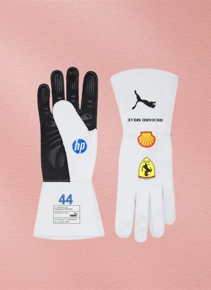Lewis Hamilton Scuderia Ferrari 2025 F1 Racing Gloves – Driver Edition Vorix Race Gears