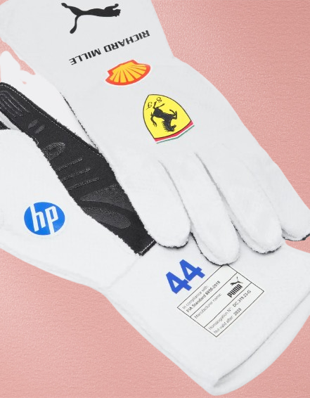 Lewis Hamilton Scuderia Ferrari 2025 F1 Racing Gloves – Driver Edition Vorix Race Gears