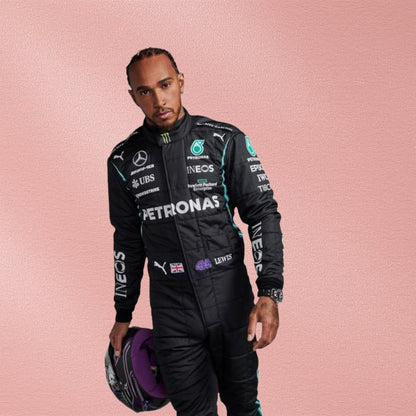 2022 Lewis Hamilton Mercedes-AMG F1 Race Suit | Formula 1 Racewear Vorix Race Gears