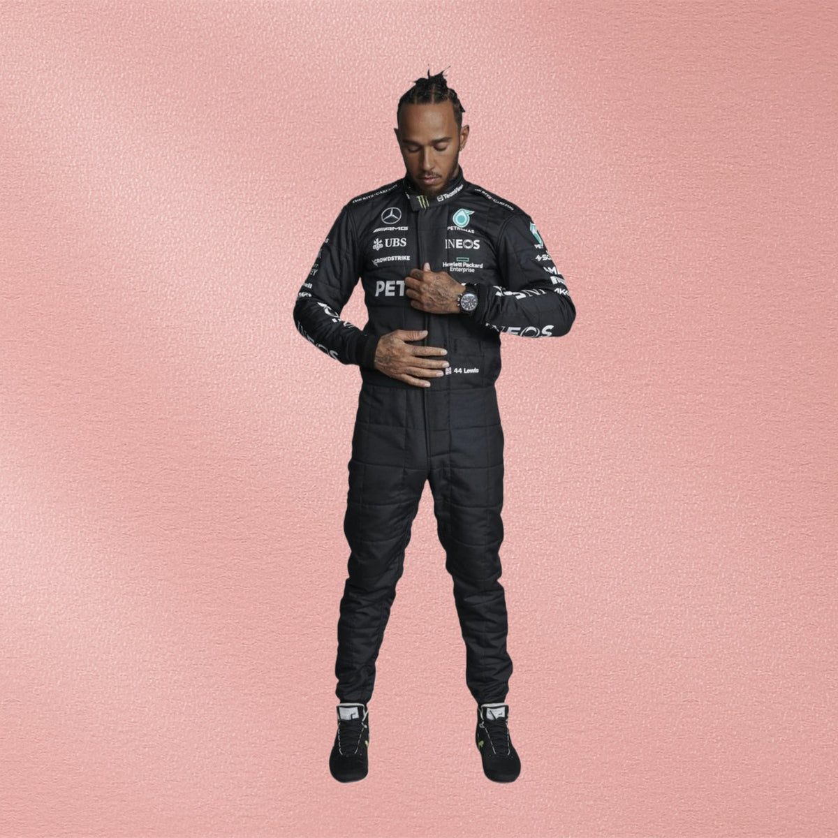 2023 Lewis Hamilton Mercedes-AMG F1 Race Suit – Formula 1 Vorix Race Gears