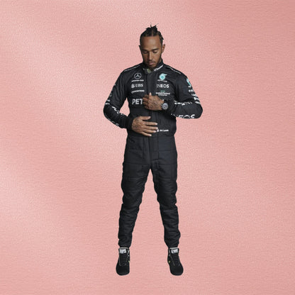 2023 Lewis Hamilton Mercedes-AMG F1 Race Suit – Formula 1 Vorix Race Gears