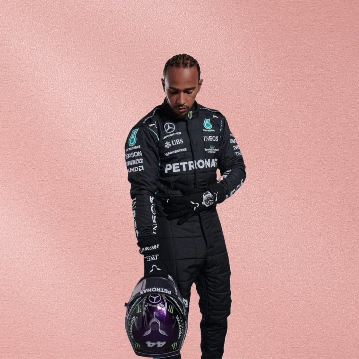 2022 Lewis Hamilton Mercedes-AMG F1 Race Suit | Formula 1 Racewear Vorix Race Gears