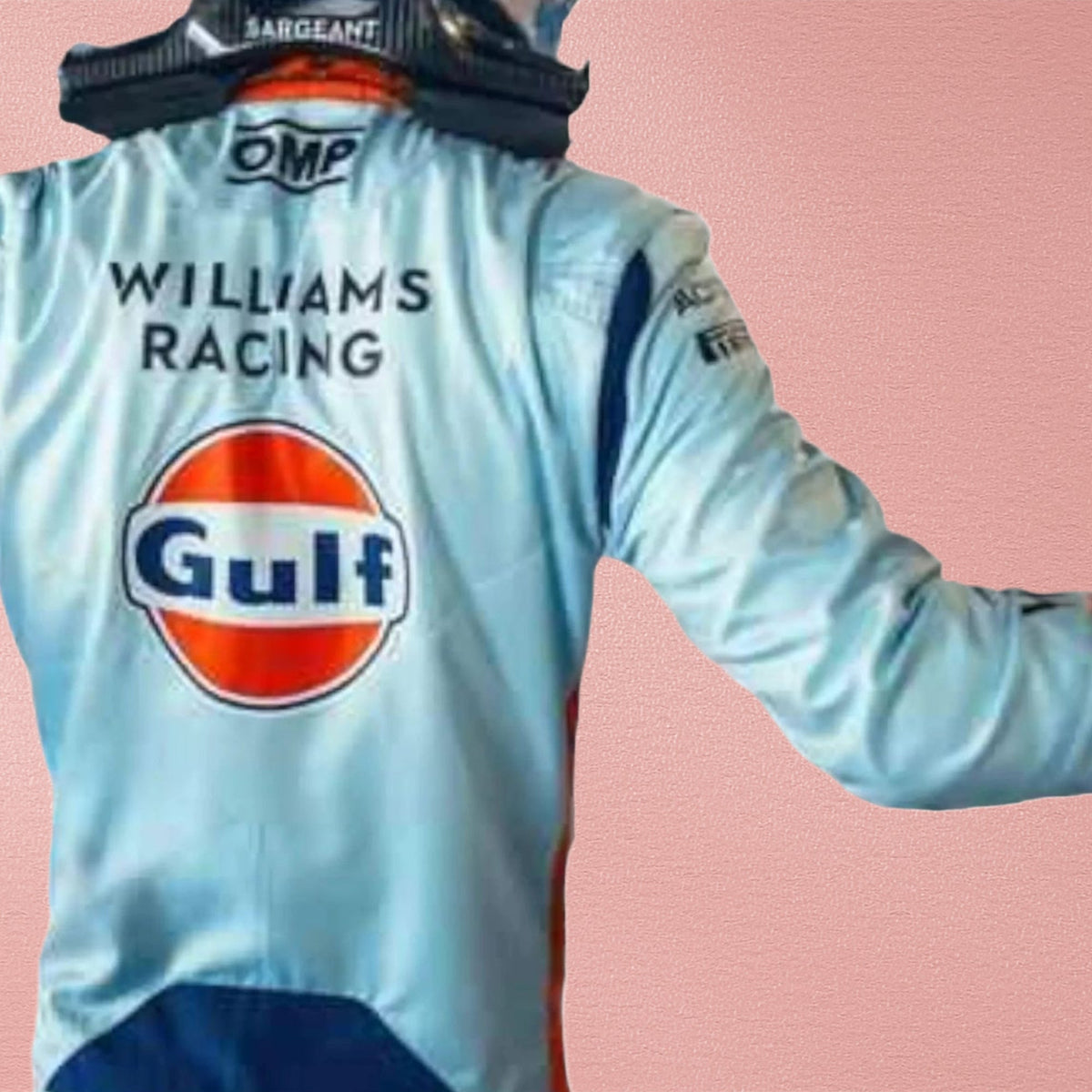 2023 Logan Sargeant Gulf F1 Race Suit – Singapore GP Vorix Race Gears