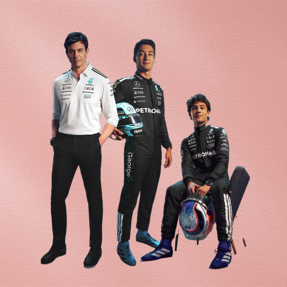 2025 Mercedes-AMG Petronas Formula 1 Race Suit – F1 Racing Apparel