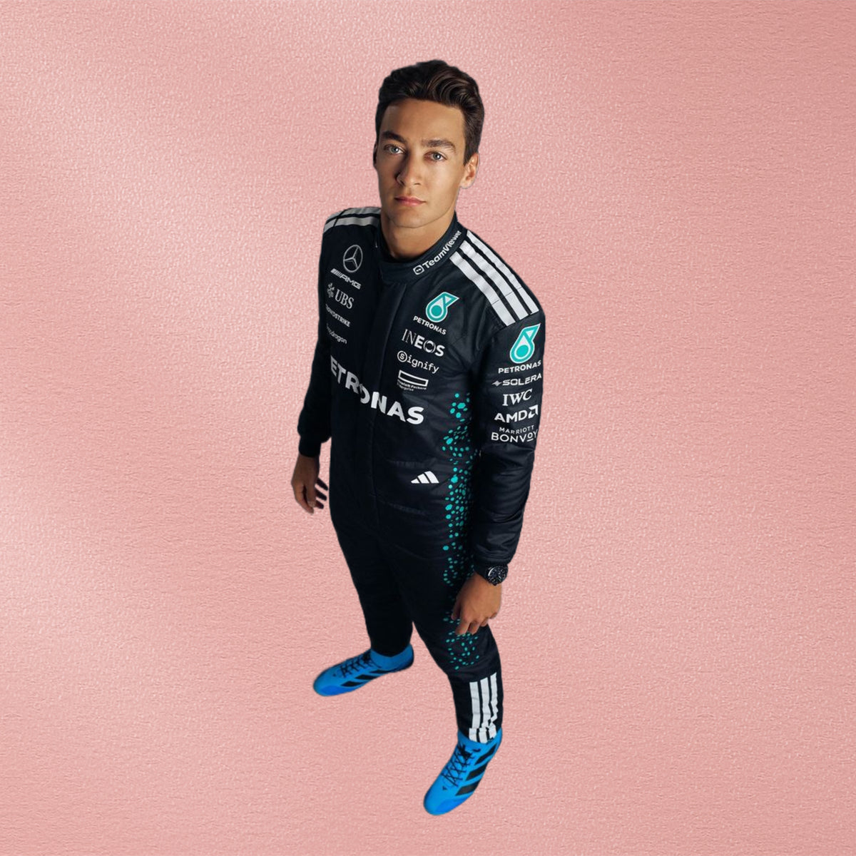 2025 Mercedes-AMG Petronas Formula 1 Race Suit – F1 Racing Apparel