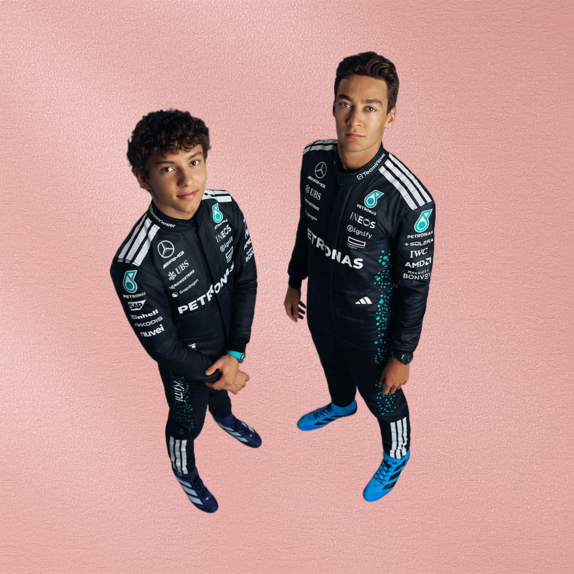 2025 Mercedes-AMG Petronas Formula 1 Race Suit – F1 Racing Apparel