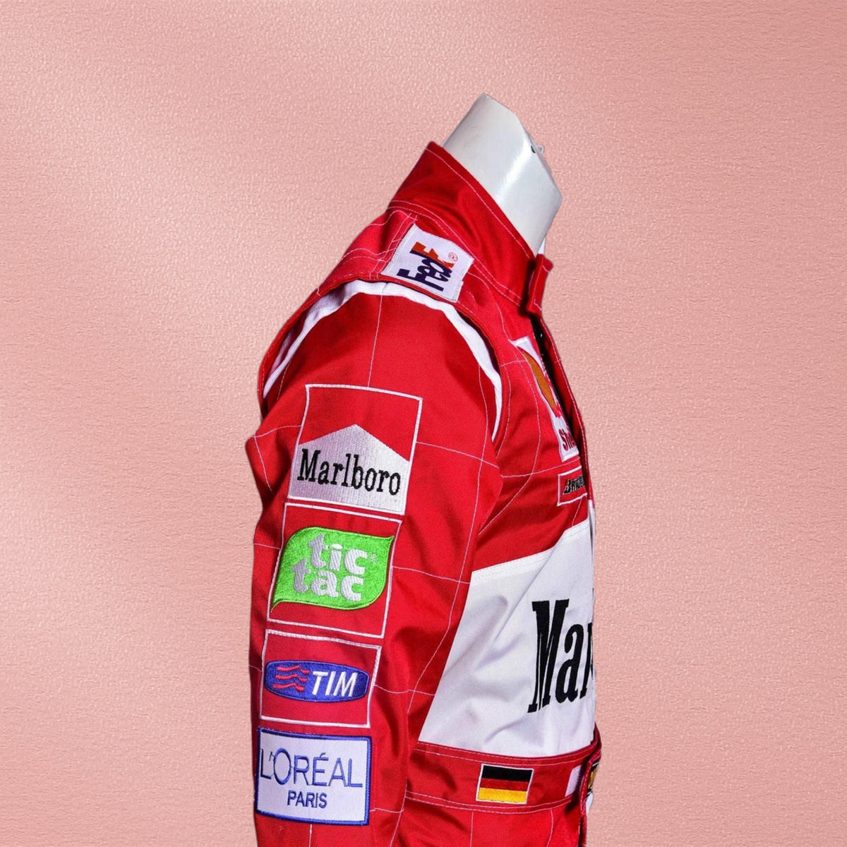 Michael Schumacher 2001 Ferrari F1 Replica Embroidered Racing Suit