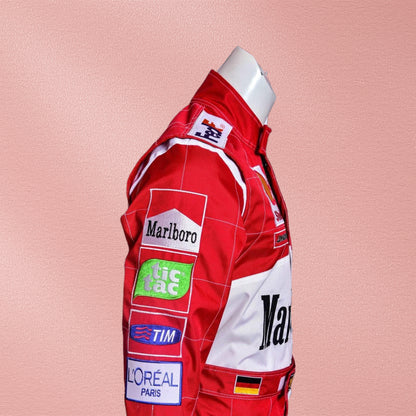Michael Schumacher 2001 Ferrari F1 Replica Embroidered Racing Suit