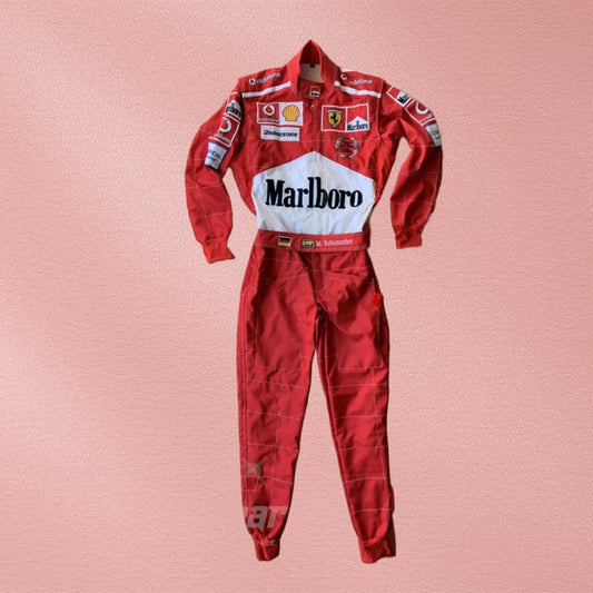 Michael Schumacher Ferrari F1 Embroidered Racing Suit