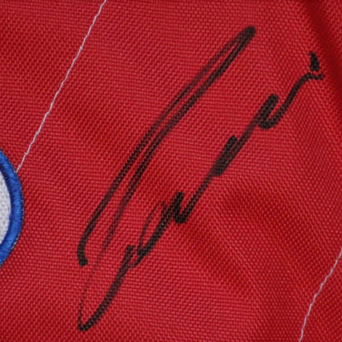 Niki Lauda Signed Ferrari 1977 F1 Replica Embroidered Racing Suit