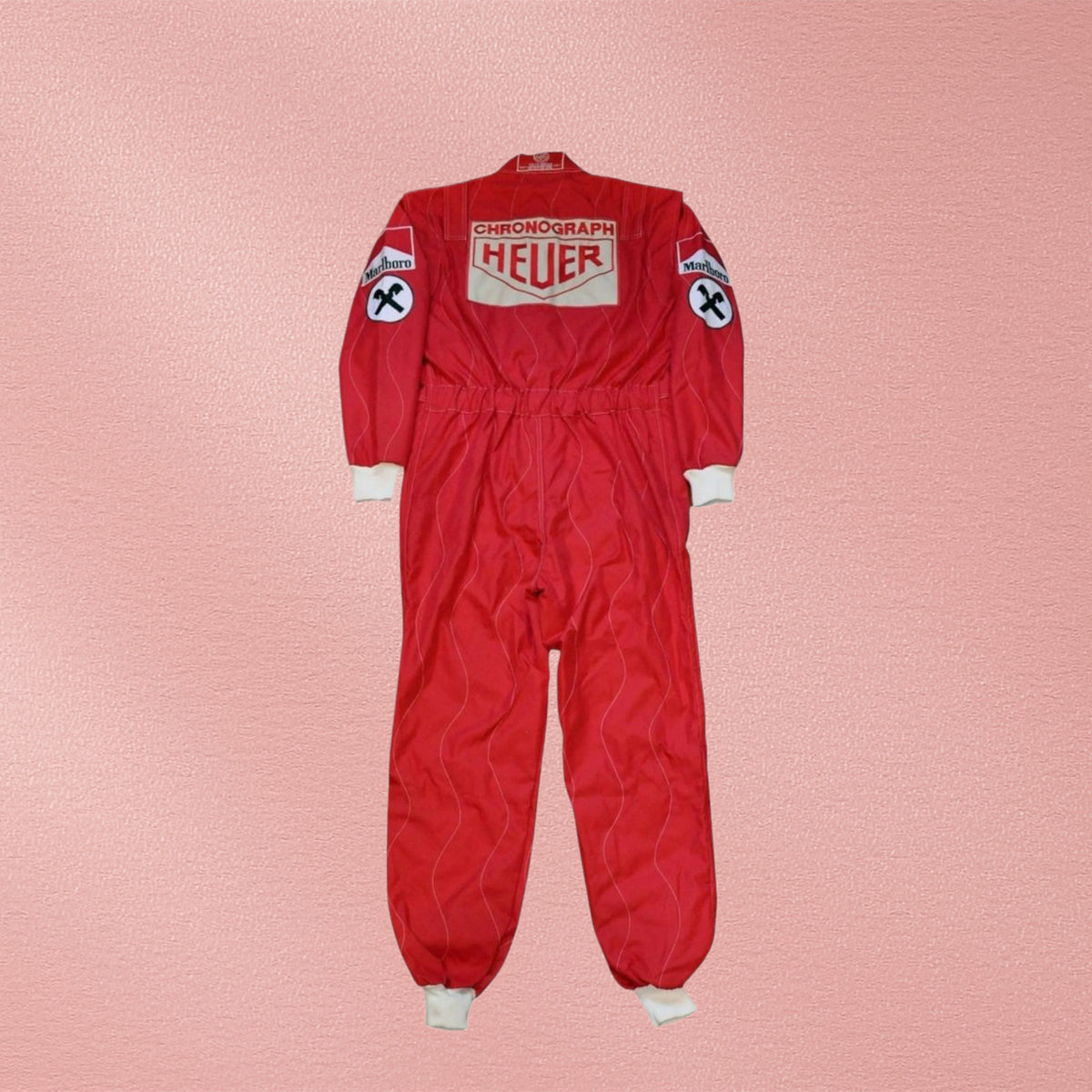 Niki Lauda Signed Ferrari 1977 F1 Replica Embroidered Racing Suit