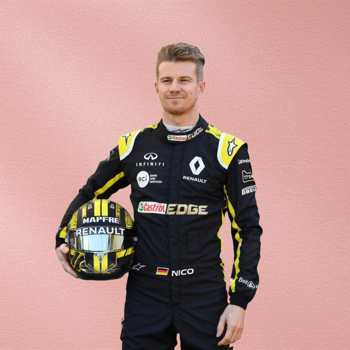 2019 Nico Hülkenberg Renault F1 Team Race Suit | Formula 1 Racewear Vorix Race Gears