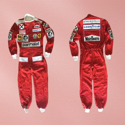 Niki Lauda 1976 Ferrari F1 Embroidered Racing Suit