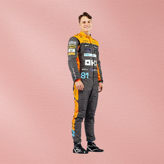 2023 Oscar Piastri McLaren F1 Replica Race Suit Vorix Race Gears