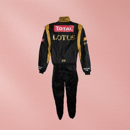 Romain Grosjean 2012 British GP Dark Knight Rises Lotus F1 Racing Suit