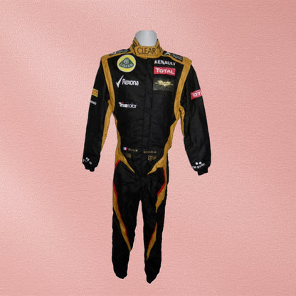 Romain Grosjean 2012 British GP Dark Knight Rises Lotus F1 Racing Suit