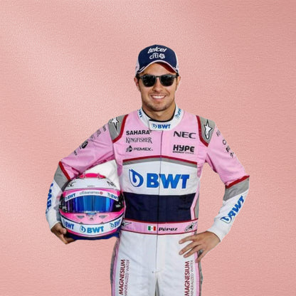 Sergio Perez 2018 Sahara Force India F1 Race Suit Replica